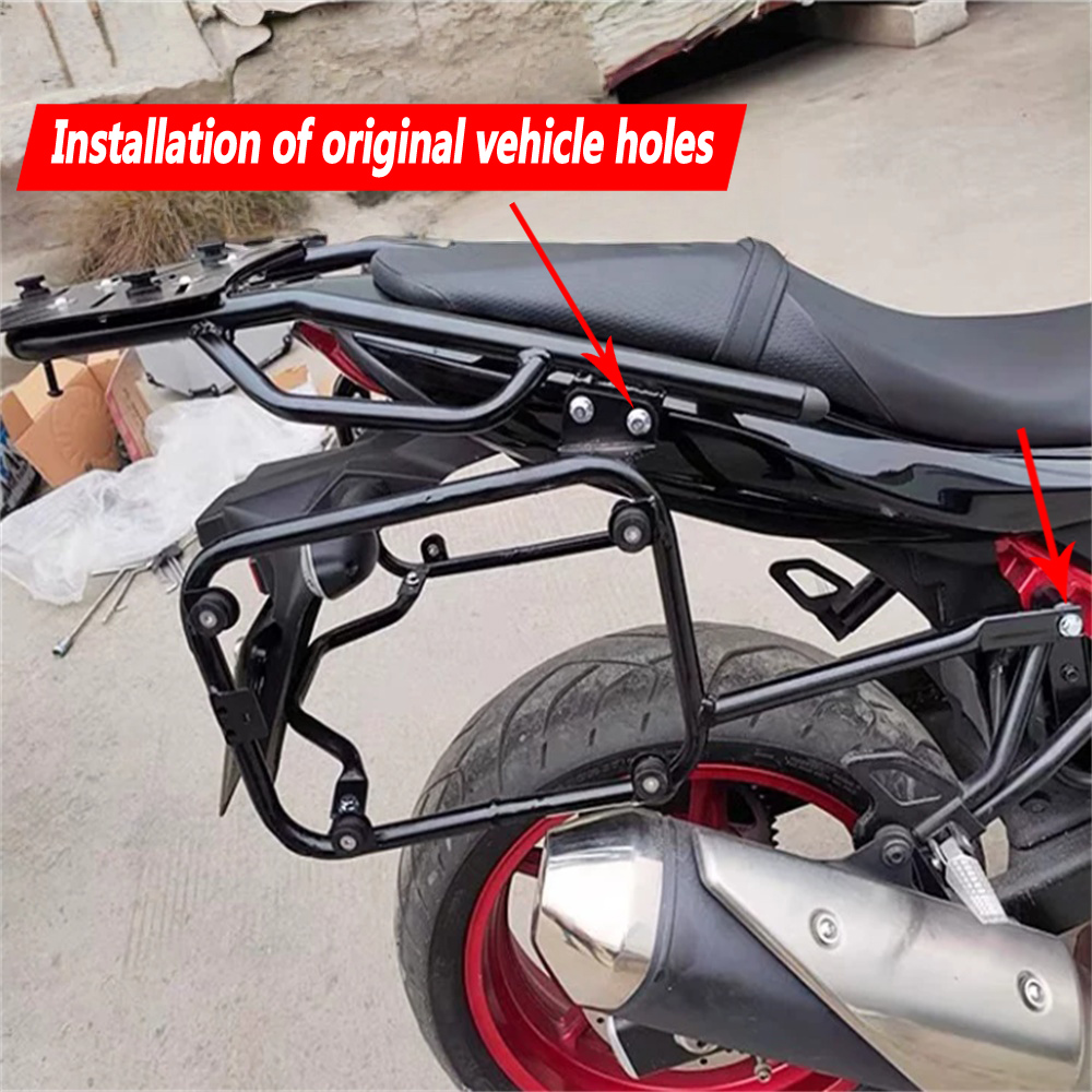 Shelf Bracket Pair - สำหรับซูซูกิ SV650 SV650X ชุดแร็คสัมภาระดัดแปลงพร้อมขายึดกล่องข้างอะลูมิเนียมอัลลอยด์, ขายึดท้ายรถ, ชั้นวางด้านหลัง