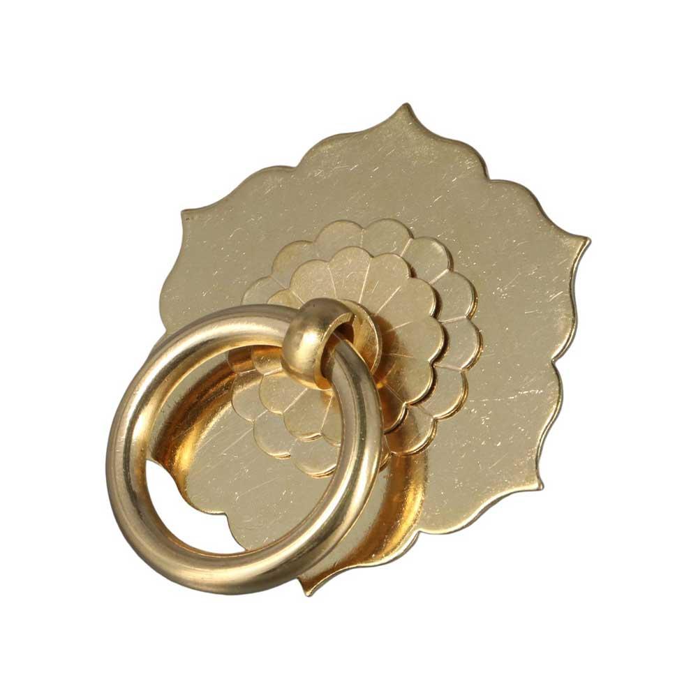 Furniture Hardware With Backplate - แผ่นหลังทองเหลืองทองเหลืองฮาร์ดแวร์ดึงจับประตูลิ้นชักตู้ลิ้นชักเฟอร์นิเจอร์ตกแต่งประตูดึงตู้ Handle