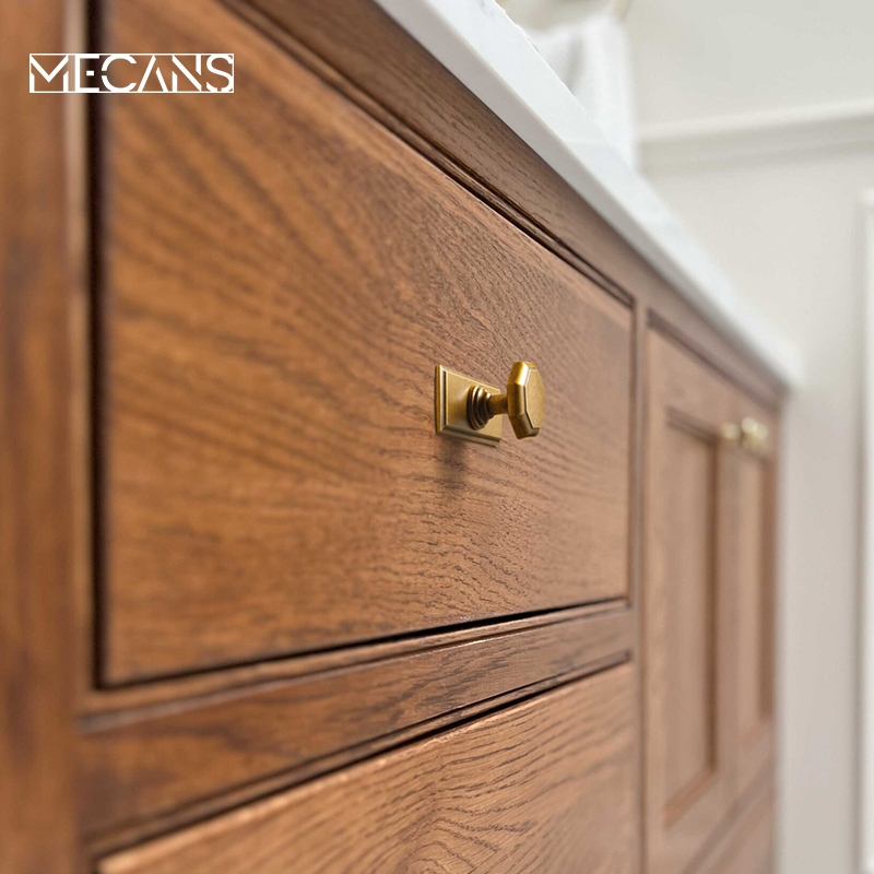 MECANS ทองเหลืองโบราณลูกบิดตู้ - Furniture Hardware With Backplate บทวิจารณ์และราคา