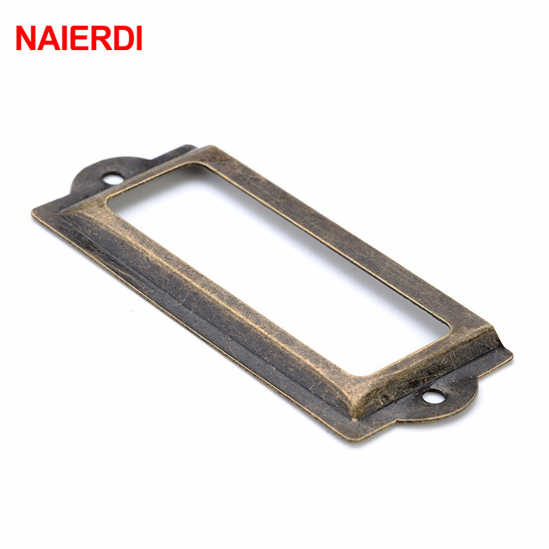 NAIERDI 82*30Mmทองเหลืองโบราณป - Furniture Hardware Names บทวิจารณ์และราคา