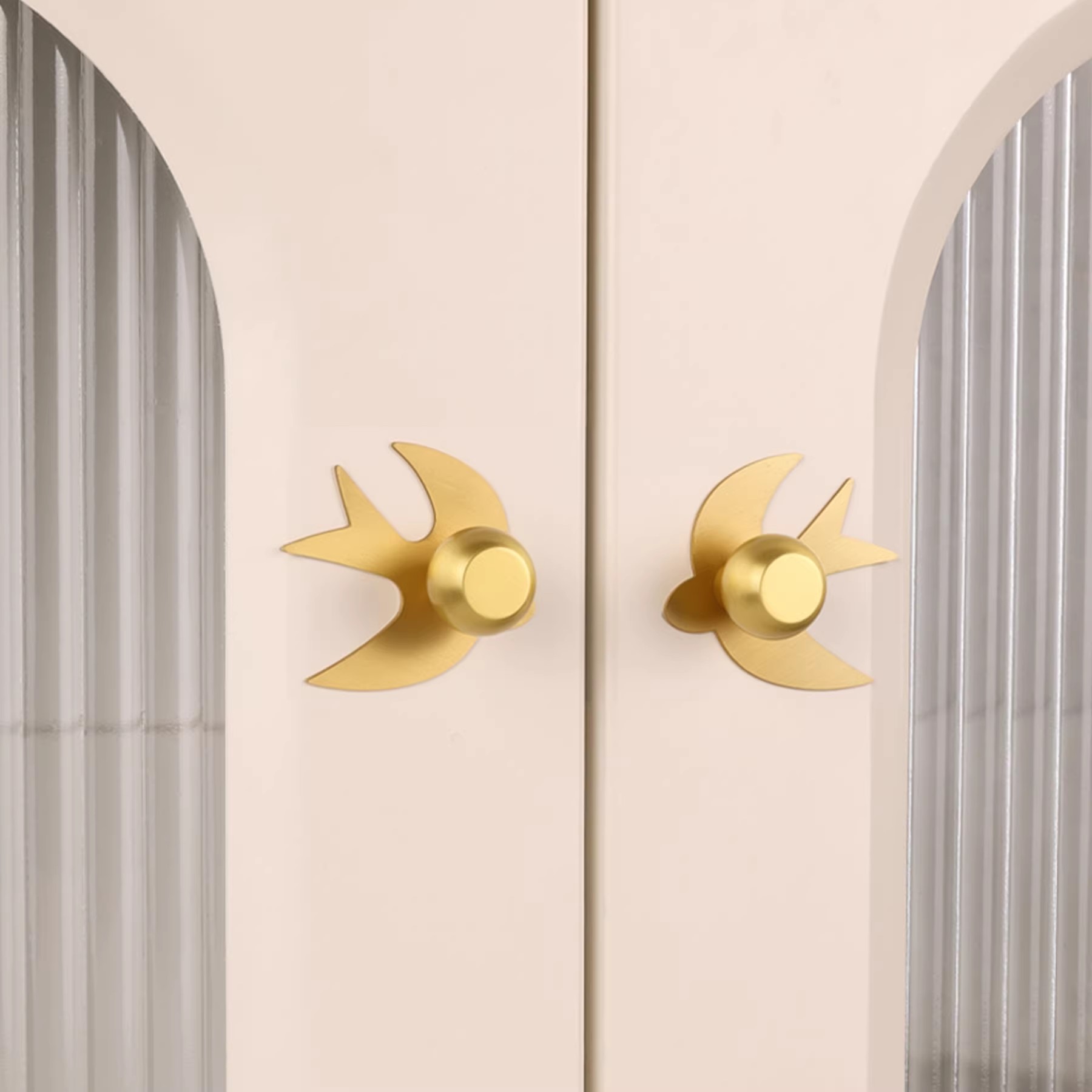มือจับตู้ทองเหลืองทรงกลมพร้อมแ - Furniture Hardware With Backplate บทวิจารณ์และราคา