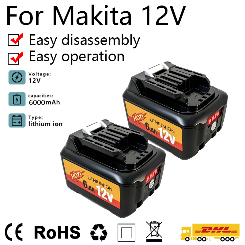 10.8V 12V 6A ชาร์จใหม่ได้เปลี่ - Makita Drill Hp1640 บทวิจารณ์และราคา