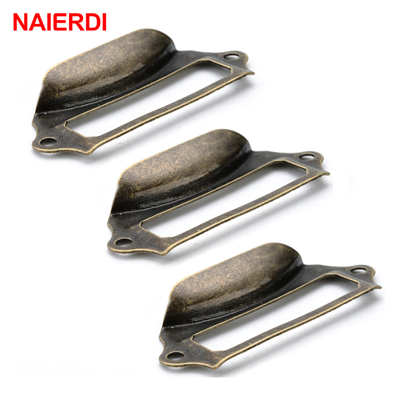 10pcs NAIERDI โบราณจับกล่องป้า - Furniture Hardware Names บทวิจารณ์และราคา