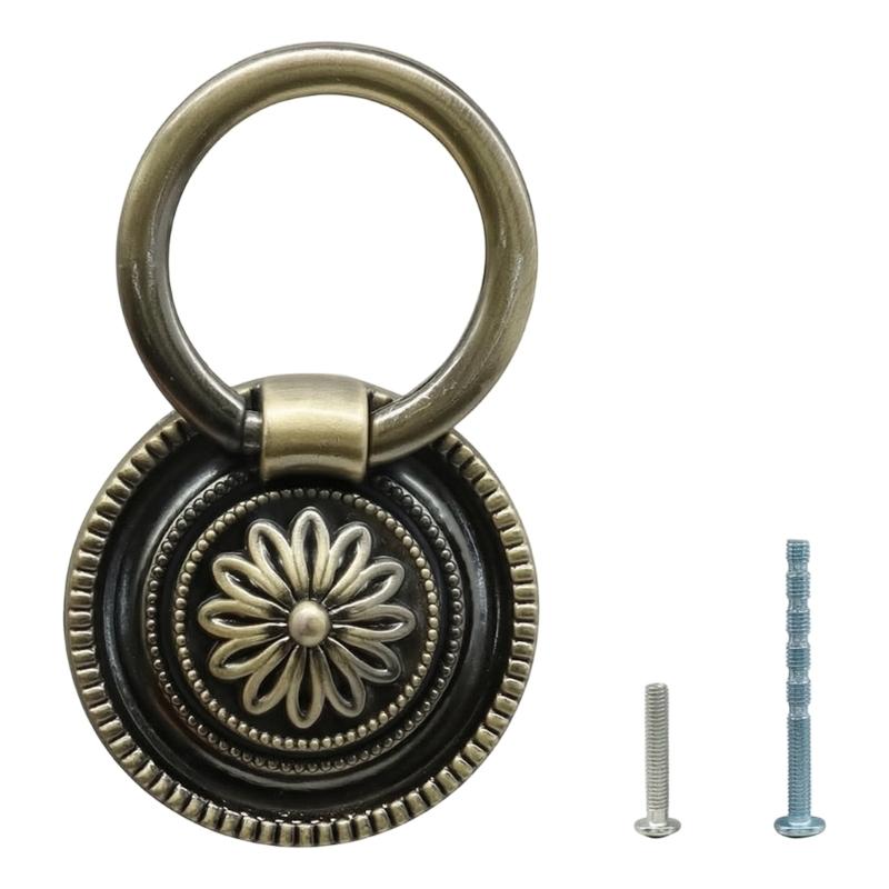 แพ็ค 6 Antique Bronze Drop ดึง - Furniture Hardware With Backplate บทวิจารณ์และราคา