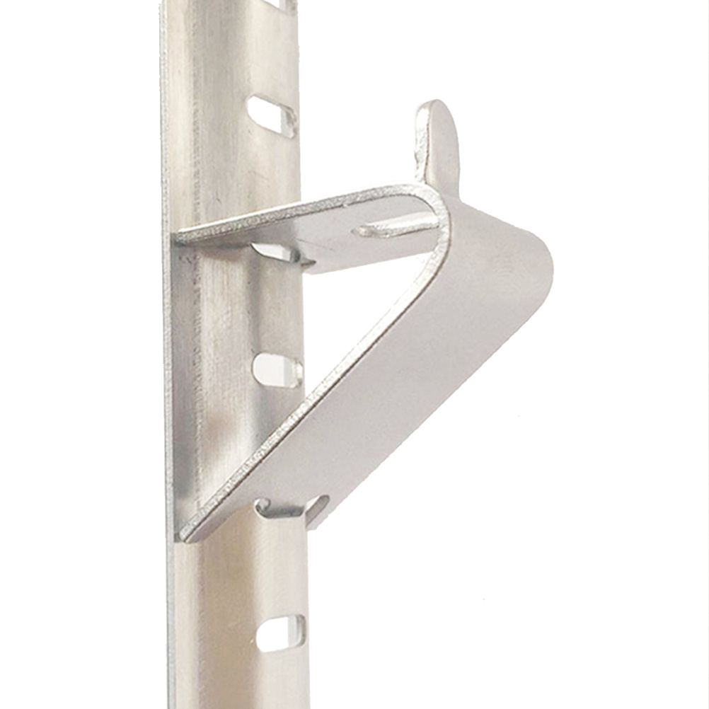 10ชิ้นตู้แช่แข็งหัวเข็มขัดสแตน - Shelf Bracket Pair บทวิจารณ์และราคา