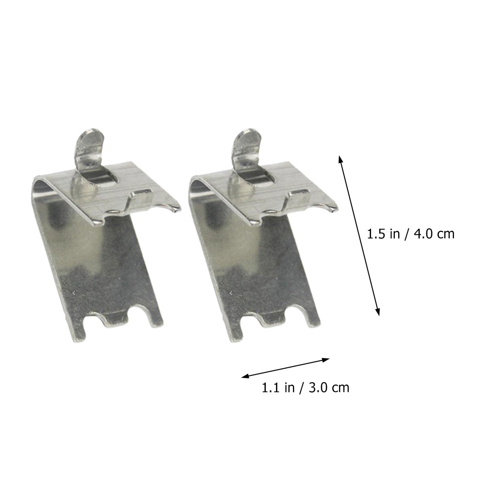 10ชิ้นตู้แช่แข็งหัวเข็มขัดสแตน - Shelf Bracket Pair บทวิจารณ์และราคา