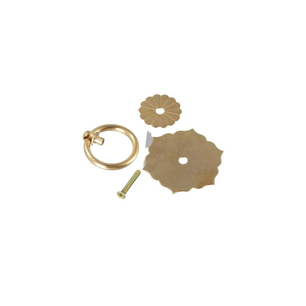 แผ่นหลังทองเหลืองทองเหลืองฮาร์ - Furniture Hardware With Backplate บทวิจารณ์และราคา