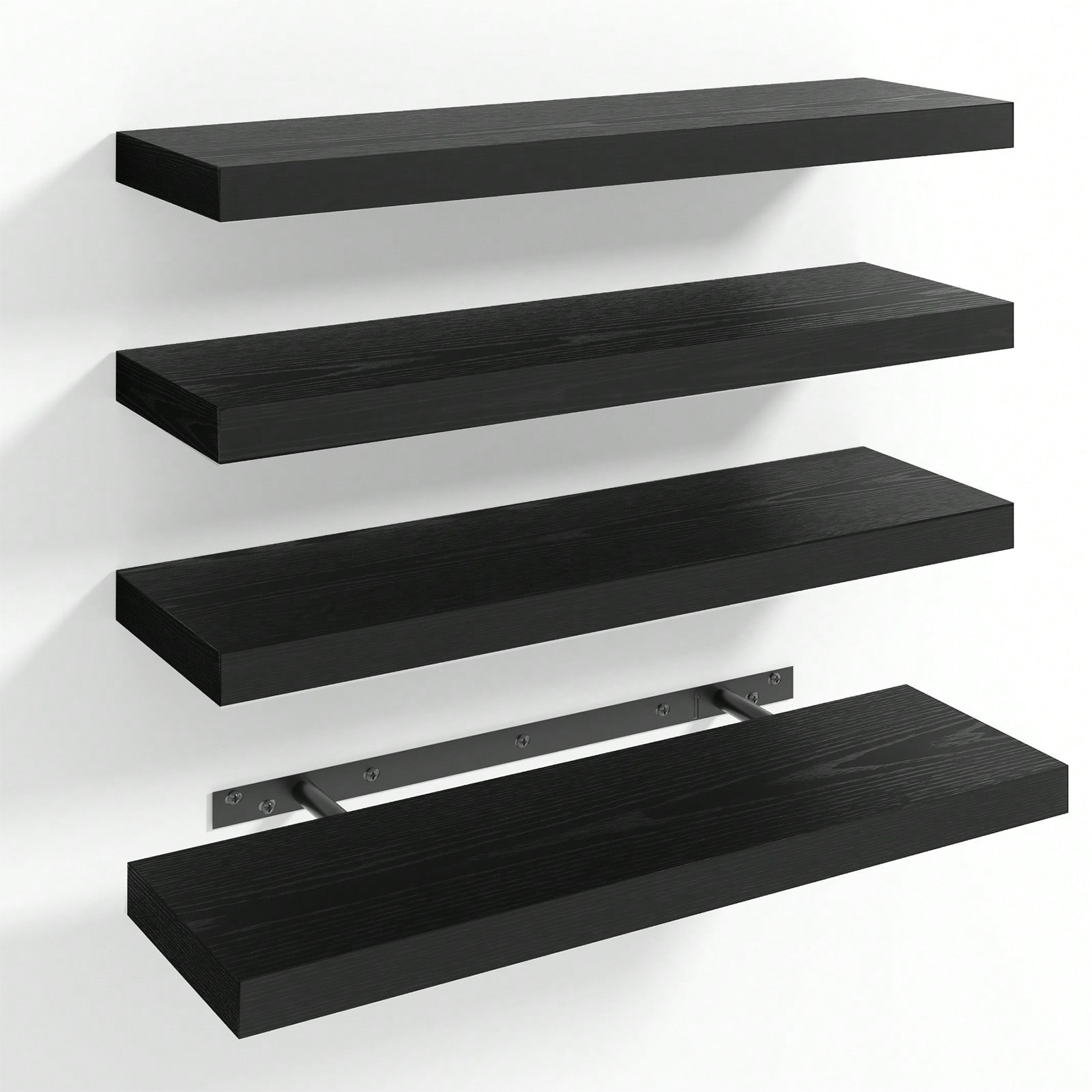 ชุดชั้นวางของแบบลอยตัว 4 ชิ้น  - Shelf Bracket Pair บทวิจารณ์และราคา